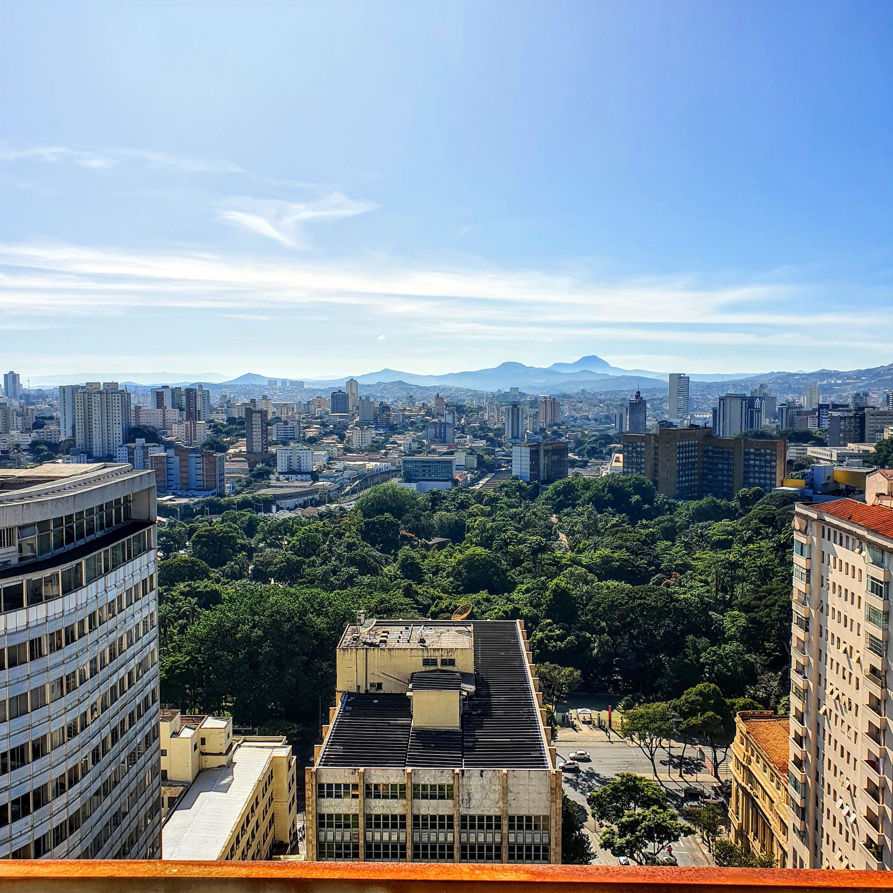 Vista aérea do Parque Municipal.