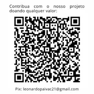 Contribua com o nosso projeto doando qualquer valor!