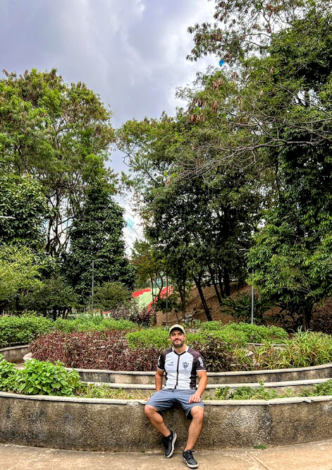 Jardim sensorial.