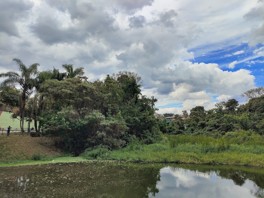Açude presente no Parque Primeiro de Maio.