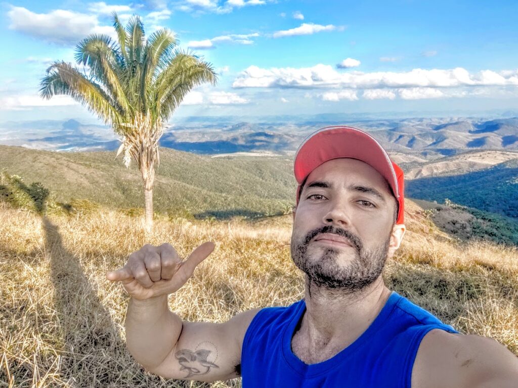Uma selfie com o babaçu.